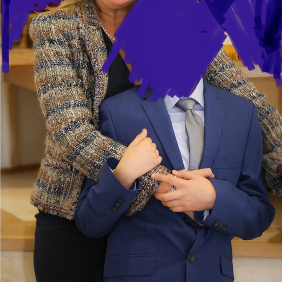 ✨CHANEL Winter Tweed 2004-vintage Jacket EXCELLENT like-new condtn Lagerfeld - Picture 9 of 16